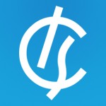 ИКС лого синий фон